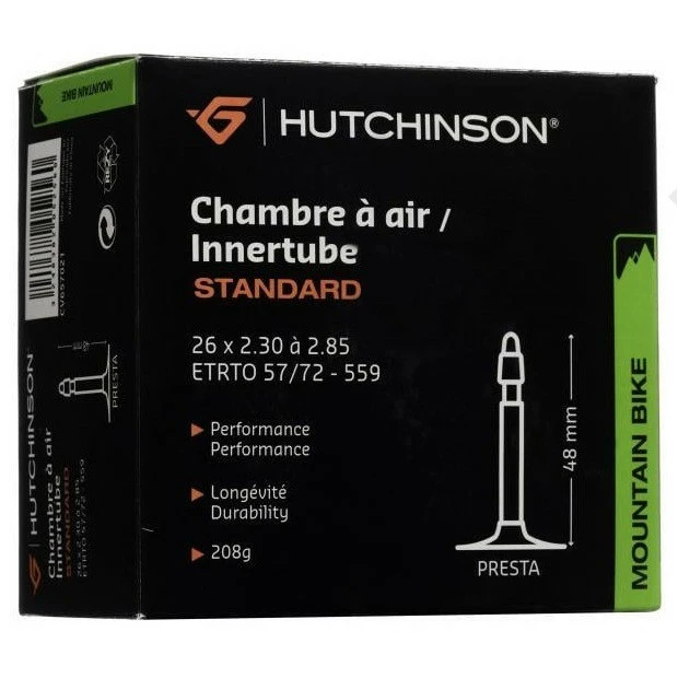 Chambre à Air Hutchinson Standard 26x2.30/2.85 - Presta 48mm 3 Chambre à Air Hutchinson Standard 26x2.30/2.85 - Presta 48mm