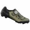 Chaussures VTT Shimano XC5 Vert Mousse -Magasin de pièces de vélo pas cher chaussures vtt shimano xc5 vert mousse
