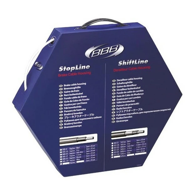 Gaine De Frein Ø5mm BBB BCB-51W Téflonné (1m) Blanc 3 Gaine De Frein Ø5mm BBB BCB-51W Téflonné (1m) Blanc