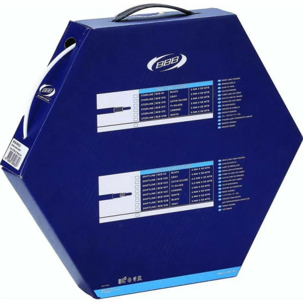 Gaine De Frein Lubrifiée BBB StopLine LC 1m Blanc 3 Gaine De Frein Lubrifiée BBB StopLine LC 1m Blanc