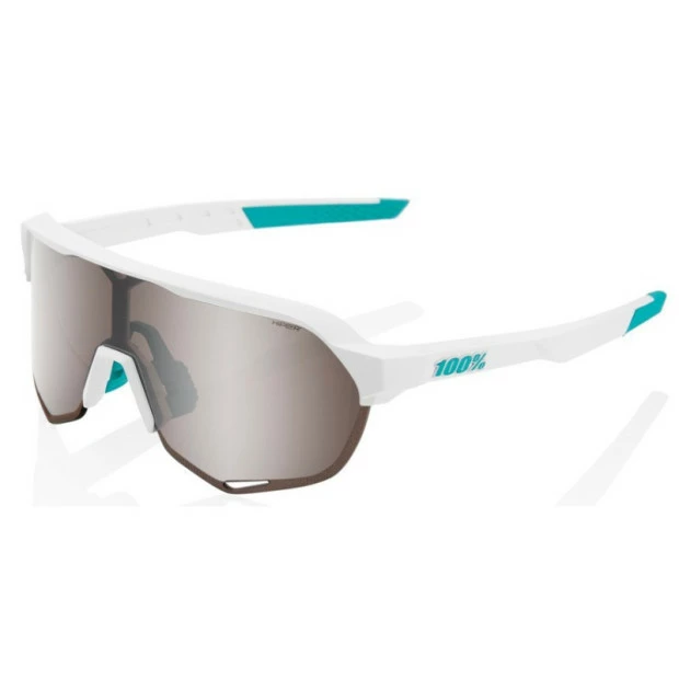 Lunettes 100% S2 Blanc Bora Hansgrohe Team / Verre Argent 3 Lunettes 100% S2 Blanc Bora Hansgrohe Team / Verre Argent