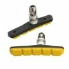 Patin V-Brake Monobloc Jagwire JS908T-Y Jaune - [x 1 - Paire] -Magasin de pièces de vélo pas cher patin v brake monobloc jagwire js908t y x2 jaune