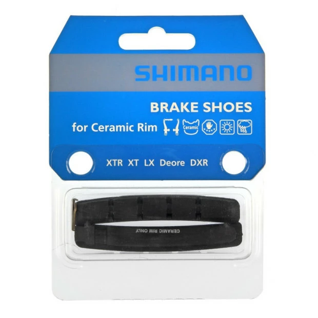 Patins De Freins Shimano Deore Ceramic - V-Brake - XTR/Deore/Deore XT/ Deore LX/DXR 3 Patins De Freins Shimano Deore Ceramic - V-Brake - XTR/Deore/Deore XT/ Deore LX/DXR