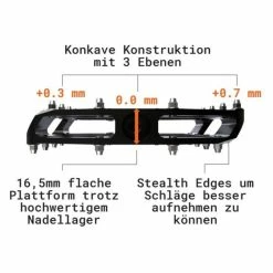 Pédales Plates Tatze MC-Air Axe Titane -Magasin de pièces de vélo pas cher pedales plates tatze mc air axe titane 2