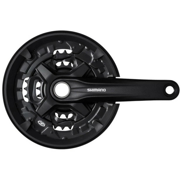 Pédalier Shimano Altus FC-MT210 - 3x9 Vitesses - Avec Flasque - 44/32/22 Dents 3 Pédalier Shimano Altus FC-MT210 - 3x9 Vitesses - Avec Flasque - 44/32/22 Dents