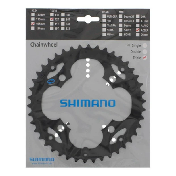 Plateau Shimano Acera FC-M341 - 42 Dents 3 Plateau Shimano Acera FC-M341 - 42 Dents