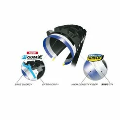 Pneu Michelin DH E-Wild Rear Tubeless Ready 27,5x2,60 - Noir -Magasin de pièces de vélo pas cher pneu michelin dh e wild rear tubeless ready 275x260 noir 1