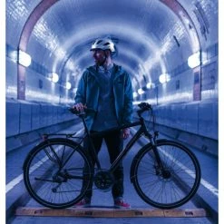 Casque Abus Hyban 2.0 - Signal Jaune -Magasin de pièces de vélo pas cher casque abus hyban 20 signal jaune 4