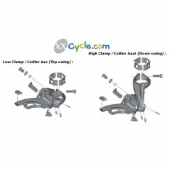 Dérailleur Avant Shimano Deore XT FD-M8020-H - Side Swing 6 Dérailleur Avant Shimano Deore XT FD-M8020-H - Side Swing -Magasin de pièces de vélo pas cher derailleur avant shimano deore xt fd m8020 h side swing 1